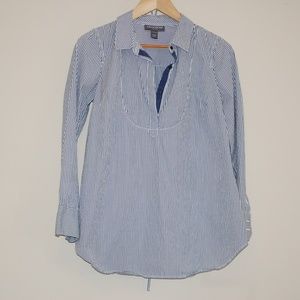 Maternity Blouse with Matching Fabric Tie Belt